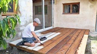 Sunny Days Working Outside | Renovating our 200 y.o. house #94