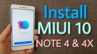 Install Official MIUI 10 on Xiaomi Redmi Note 4 & Note 4X (With Play Store)