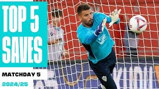 TOP SAVES Matchday 5 LALIGA Hypermotion 2024/25