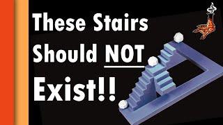 Impossible Staircase Optical Illusion