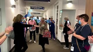 Guard of honour for nurse after 50 years with Barwon Health