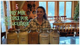 ️5 DRY MIX RECIPES TO STOCK YOUR PANTRY WITH FOR A STRESS FREE HOLIDAY SEASON | SAVE TIME & MONEY️