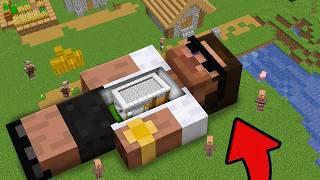 I Become HUGE and ATE My Minecraft House!