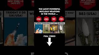 The most powerful nuclear weapons!!! A force capable of destroying the planet#shorts#part2