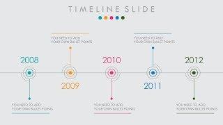 Animated PowerPoint Timeline Slide Design Tutorial