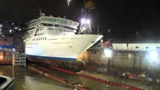 Cruise Ship timelapse - Extension of Balmoral at Blohm+Voss