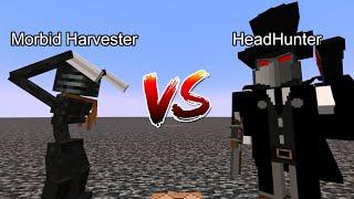 Morbid Harvester vs HeadHunter  Minecraft  Mob Battle