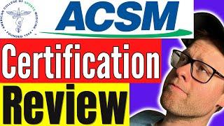 ACSM CPT Certification Review | Is The ACSM Personal Trainer Certification Good? | NASM, ACE, ISSA