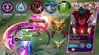 DYRROTH LIFESTEAL HACK BUILD 2025! - BEST BUILD FOR SUSTAINABILITY -TUTORIAL!!