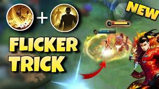 Chou NEW  FLICKER TRICK TUTORIAL 2021 | Mobile Legends