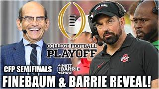 The College Football Playoff SEMIFINALS PREDICTIONS REVEALED! | The Matt Barrie Show