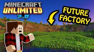 Prepping for the MASSIVE FACTORY in Minecraft: Unlimited 2.0 (LIVE)