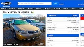 Copart 1.2 Million Mile 2002 Chevy Malibu $175 Win! Run and Drive?