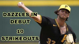 Jared Jones STRIKES OUT 10 in his MLB debut | Every Pitch