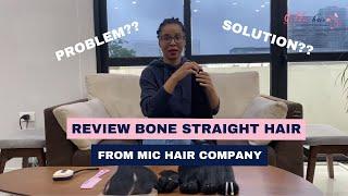 MIC HAIR VIETNAM REVIEW || BONE STRAIGHT HAIR REVIEW