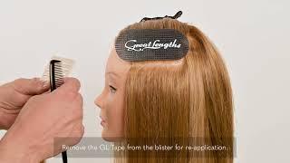 How To Remove and Retape Great Lengths Tape Extensions