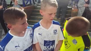 "WE WON 9-0!" | Junior Super Whites Interview | Tranmere 9-0 Solihull