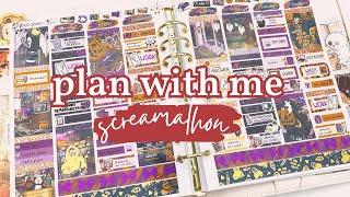 Plan With Me  Screamathon (Scribble Prints Co)