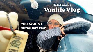 NOT An Ideal Day In The Life *severe weather | Solo Female Vanlife