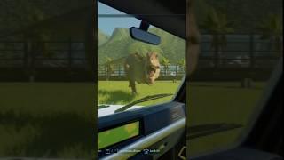Do not honk at the dinosaurs! #jurassicworldevolution2 #jwe2 #jurassicworld
