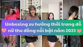 Thời trang THU ĐÔNG siêu ĐẸP cho NỮ giá SINH VIÊN |  SHOPEE HAUL | UNBOXING