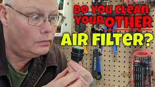 How to service a Suzuki DR650 secondary air filter maintenance