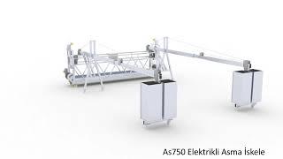 #As750 Elektrikli Asma İskele