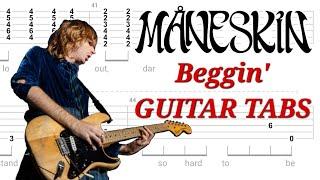 Måneskin - Beggin' GUITAR TABS | Cover | Tutorial | Lesson