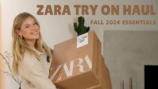 HUGE Zara Try On Haul! Fall MUST haves // Essentials & Basics!