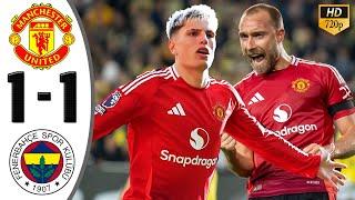 Manchester United vs Fenerbahce 1-1 Highlights & All Goals 2024 HD