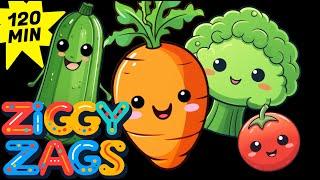 Vegetables Dancing For Babies - Funky Veggies EXTENDED! - Baby Sensory Video