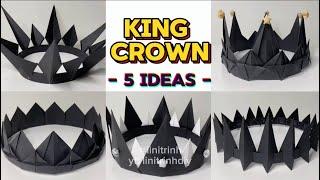 King Crown - Paper Crown - 5 Ideas