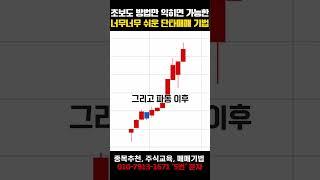주린이도 쉽게 따라하는 1분봉+120선 단타매매