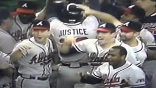 Braves Lead! Braves Lead! Skip Caray Great Call On David Justice