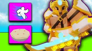 Barbarian but with speed hacks in Roblox Bedwars