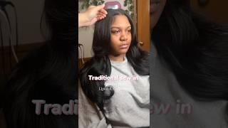 Flat braid down + Flat installation = perfect results Bundles from Liyah A. Collections  #sewin
