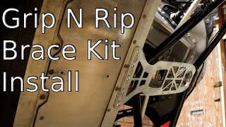 Grip n Rip Brace kit install Skidoo Rev XP