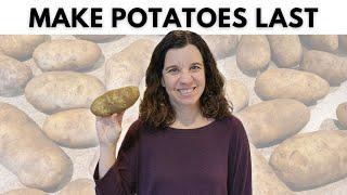 How to Store Potatoes for Months - Cheaply and Easily!