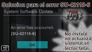How to fix error SU-42118-6 on PS4