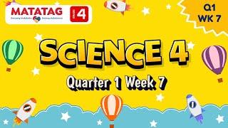 MATATAG Science 4 Quarter 1 Week 7