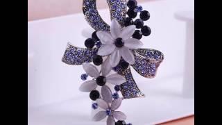 Кристаллы вытаскивают штыри шарфа / crystals broches scarf pins.