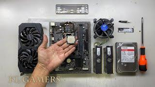 intel Core i5 10400F GIGABYTE H410M H XPG RAM GTX1660 Gaming PC Build