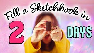 I'm Attempting to Fill a Sketchbook in TWO Days!!