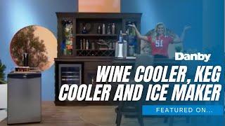 The Price is Right - Danby Wine Cooler - Single Tap Keg Cooler - Portable Ice Maker