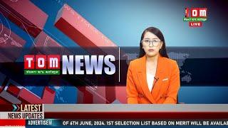 LIVE | TOM TV 8:00 PM MANIPURI NEWS, 22 OCT 2024