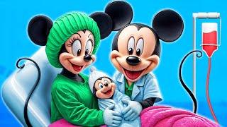 Minnie Mouse is Pregnant! Mickey Mouse Become Dad! 22 LOL OMG DIYs