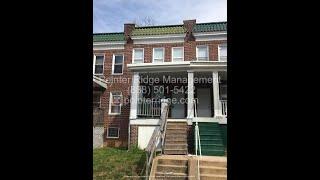 Baltimore City Homes for Rent 3BR/1BA by Baltimore City Property Managers