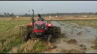 Solis 4215 Tractor demo (దమ్ములో) deep puddings application's performance