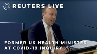 LIVE: Matt Hancock, Former UK health minister, gives evidence at COVID inquiry