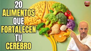  20 ALIMENTOS QUE FORTALECEN EL CEREBRO BUENOS PARA LA MEMORIA Y LA CONCENTRACION 